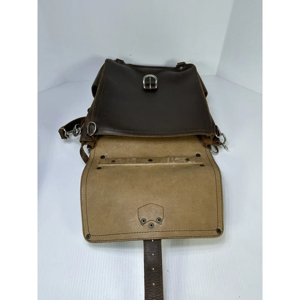 Saddleback Leather Co Briefcase Messenger Bag Brown Full Grain 14